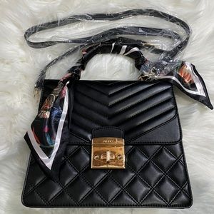 Aldo Quilted Satchel Crossbody